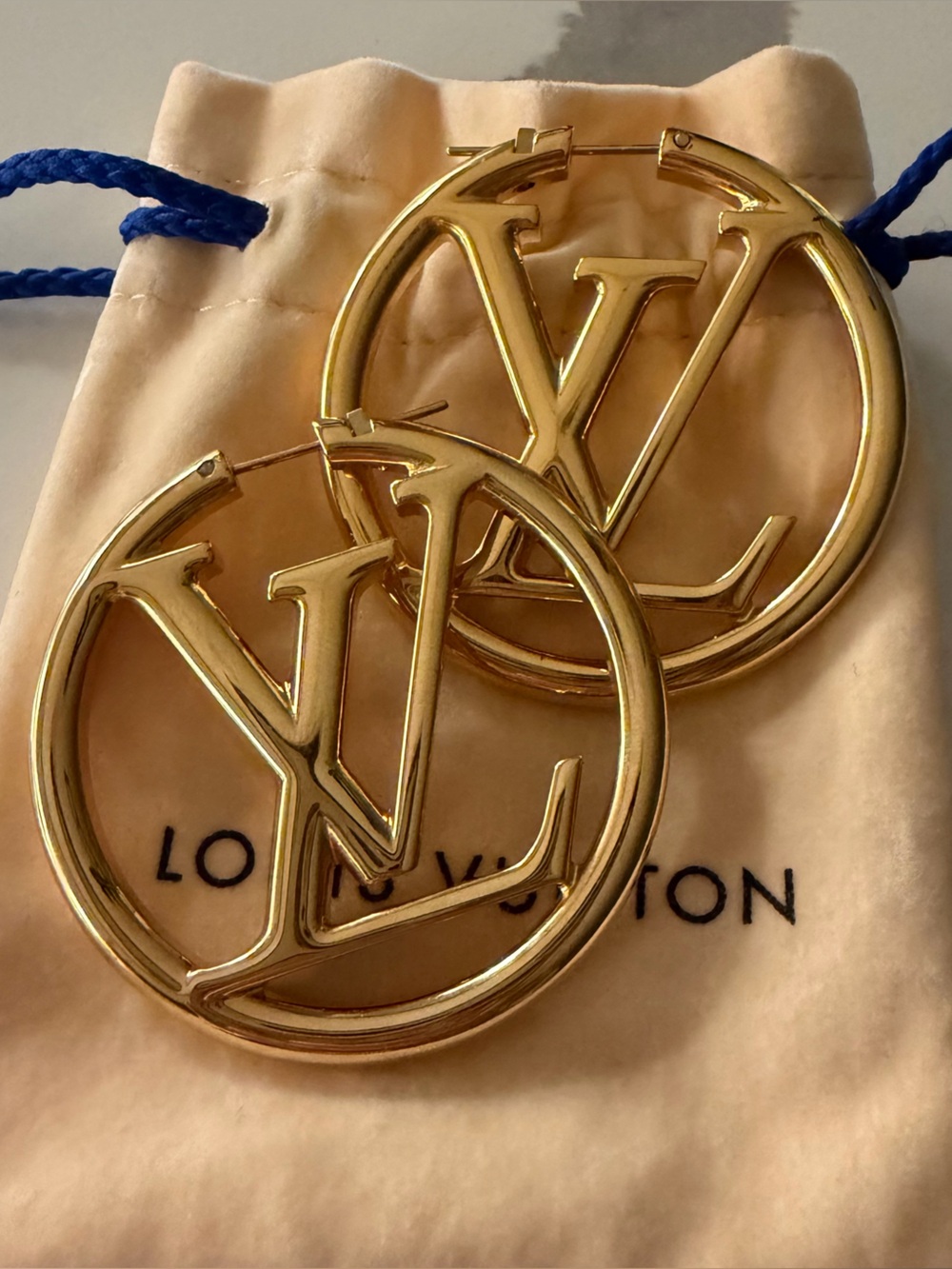 Louis Vuitton Louise Hoop GM Earrings - Picture 7 of 7
